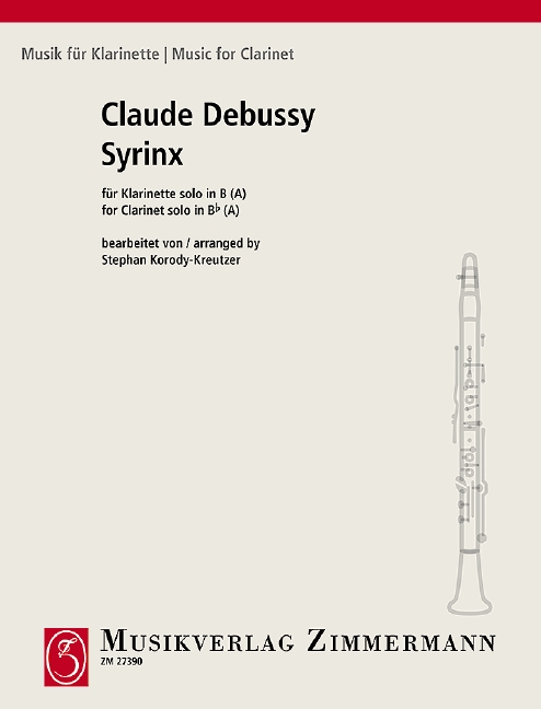 Syrinx, for clarinet in Bb or A