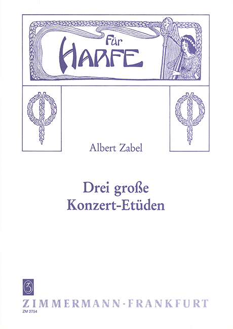 Three Concert Études, for harp