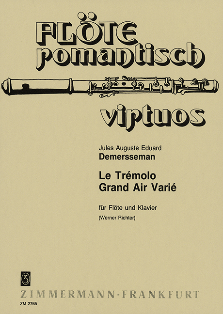 Le Trémolo, Grand Air Varié, for flute and piano