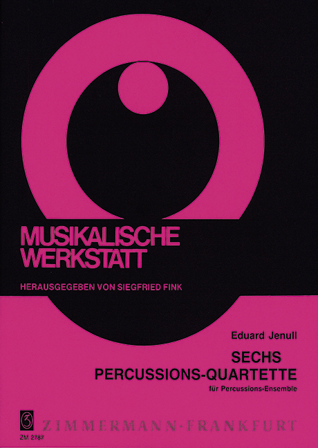 Six Quartets for percussion, Score and parts