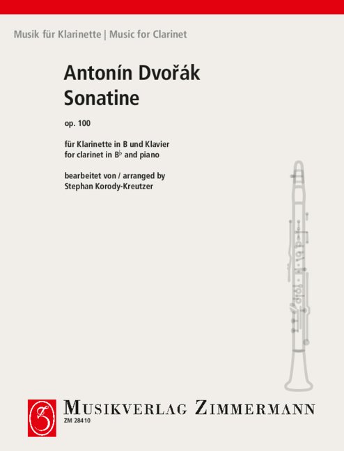 Sonatina op. 100, for clarinet and piano