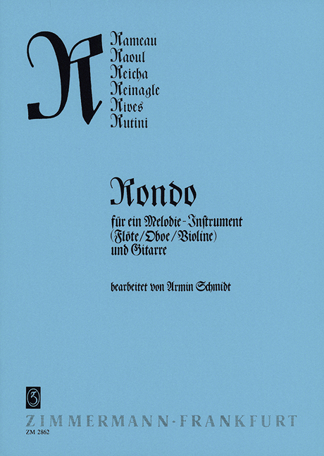 ABC Series, R: Rondo Rameau, Raoul, Reicha, Reinagle, Rives, Rutini, for violin (flute/oboe) and guitar