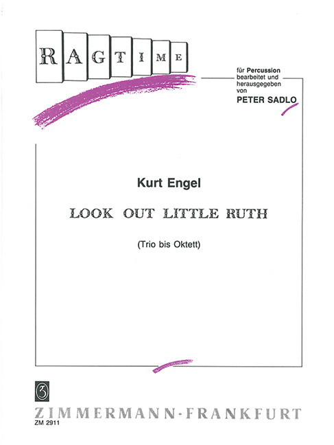 Look out little Ruth, for percussion, Score and parts