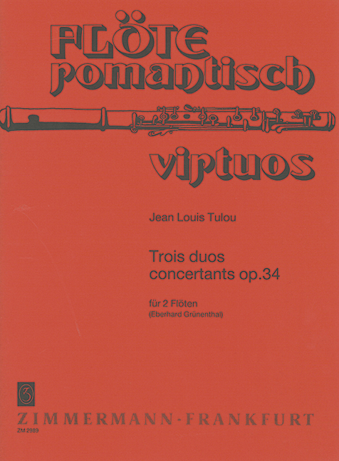 Trois duos concertants op. 34, for 2 flutes