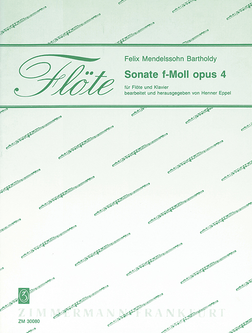 Sonata F minor op. 4, for flute and piano