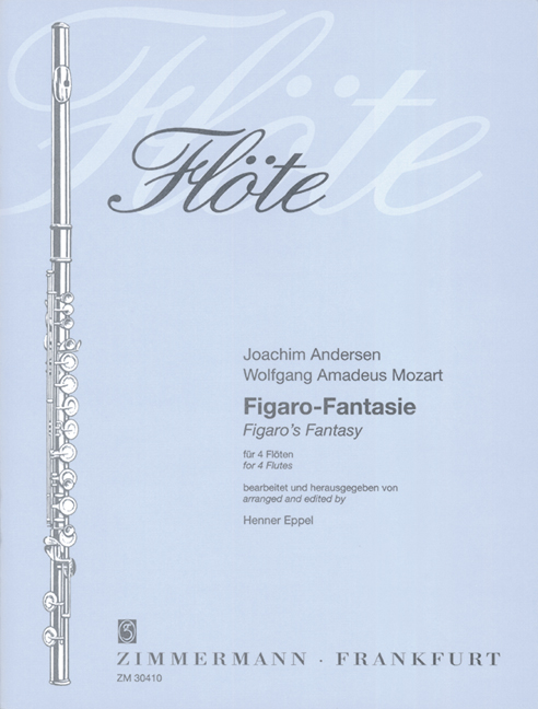 Figaro-Fantasy, for 4 flutes, Score and parts