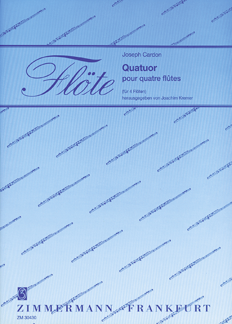 Quatuor pour quatre flûtes, Score and parts