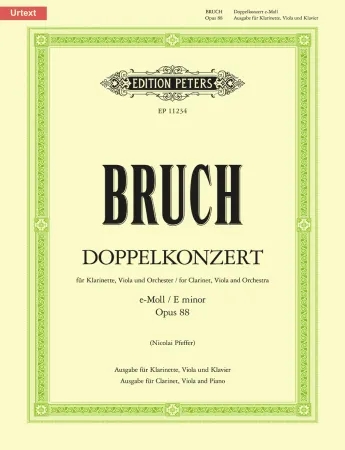 Doppelkonzert, e-Moll, opus 88, für Klarinette, Viola und Klavier