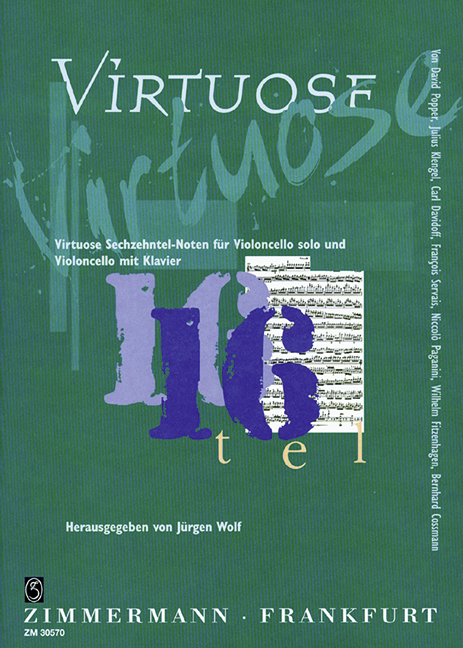 Virtuoso Semiquavers, for cello solo and cello and piano