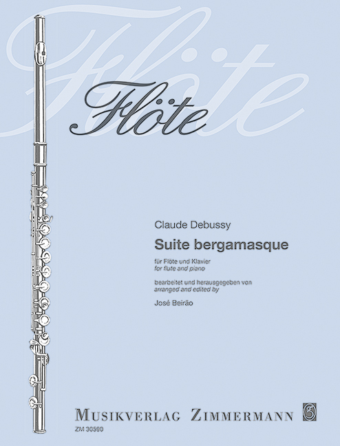 Suite bergamasque, for flute and piano