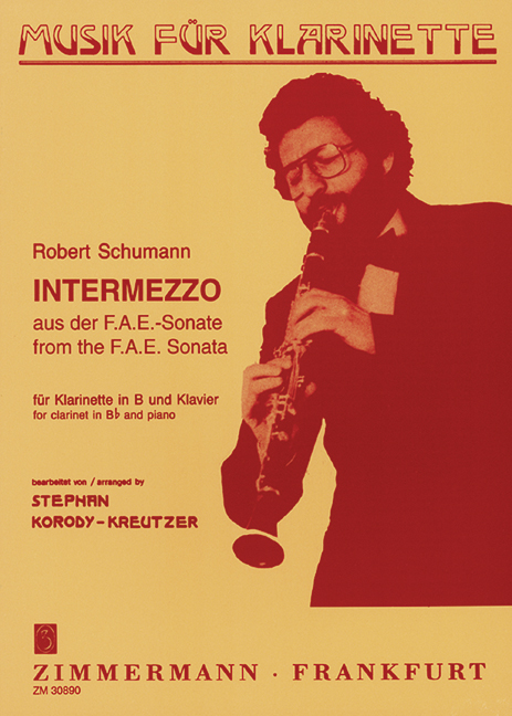 Intermezzo from the F.A.E.-Sonata, for clarinet in Bb and piano