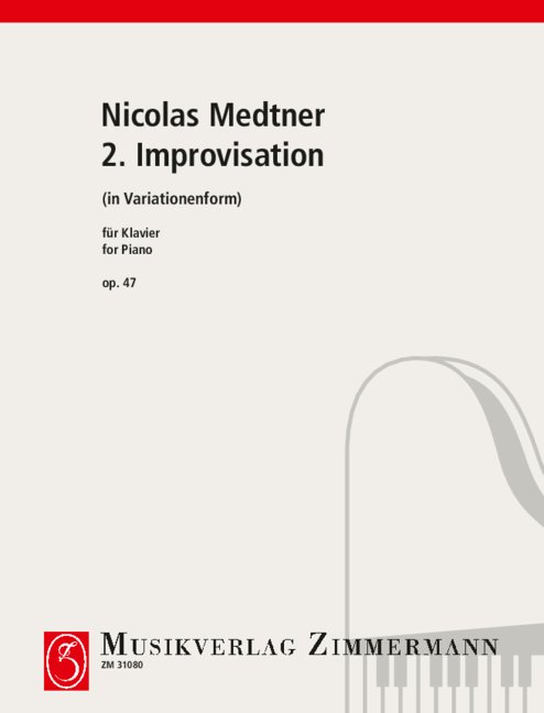 Second improvisation op. 47 (in Variationenform), for piano