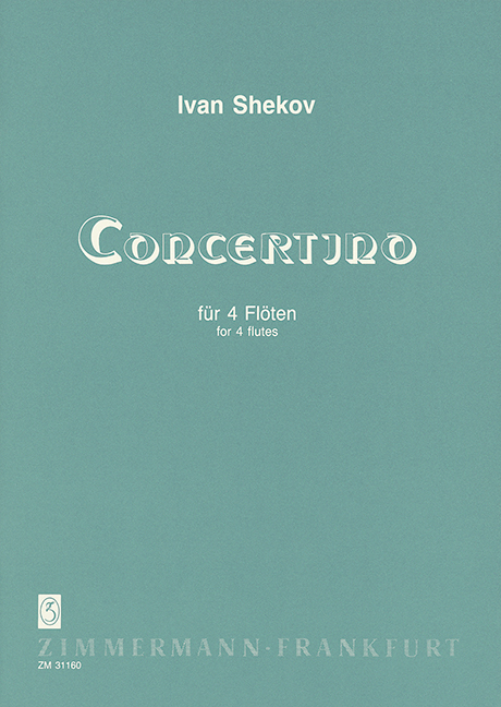 Concertino, Jahresgabe 1994 für die Mitglieder des Vereins ?Freunde der Querflöte e.V.?, for 4 flutes, Score and parts