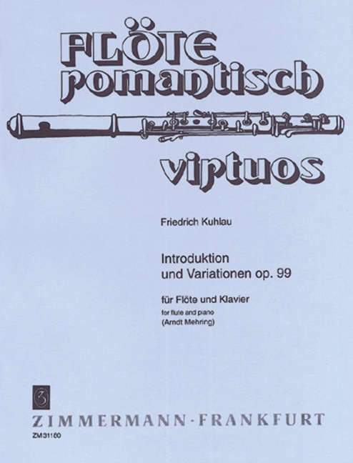 Introduction and Variations op. 99, for flute and piano