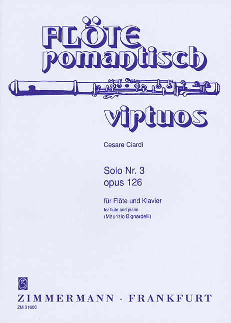 3 Soli op. 126, Solo Nr. 3 e-Moll, for flute and piano