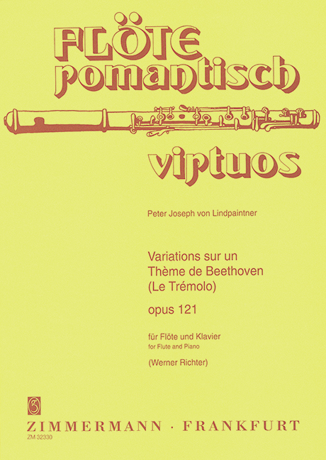 Variations sur un Thème de Beethoven op. 121, Le Trémolo, for flute and piano