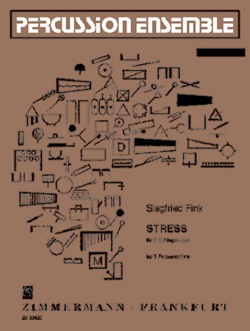 Stress, for percussion (3 players), Score and parts
