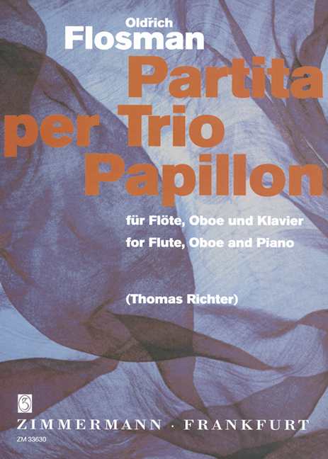 Partita per Trio Papillon, for flute, oboe and piano, Score and parts