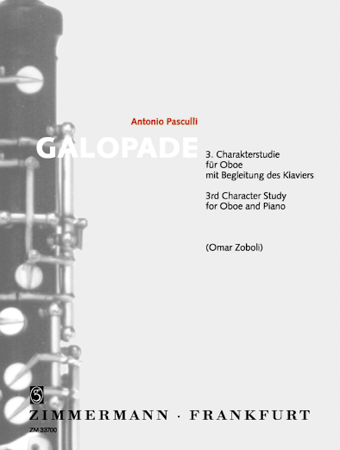 Galopade, 3rd Character Study, for oboe and piano