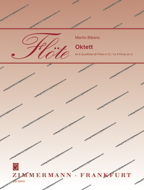 Octet, for 8 flutes, Score and parts