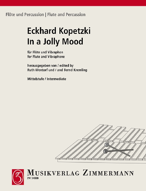 In a Jolly Mood, for flute and vibraphone