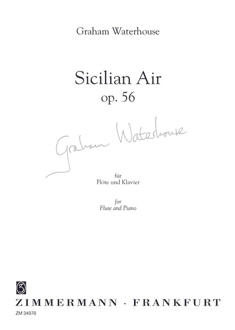 Sicilian Air op. 56, for flute and piano