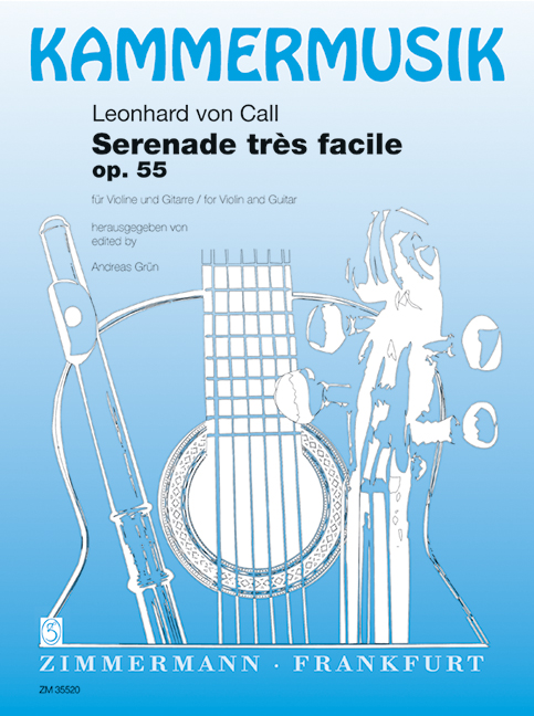 Serenade très facile op. 55, for violin and guitar