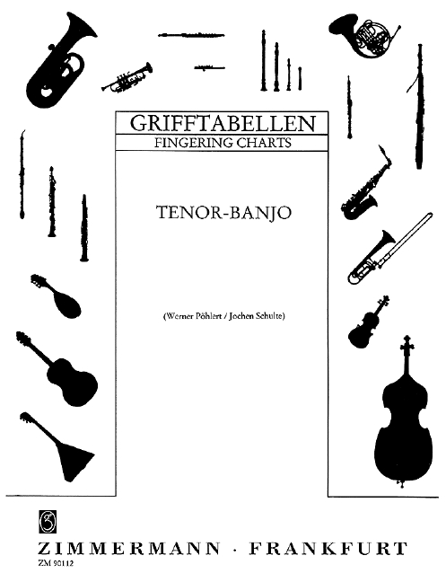 Fingering Chart for Tenor Banjo
