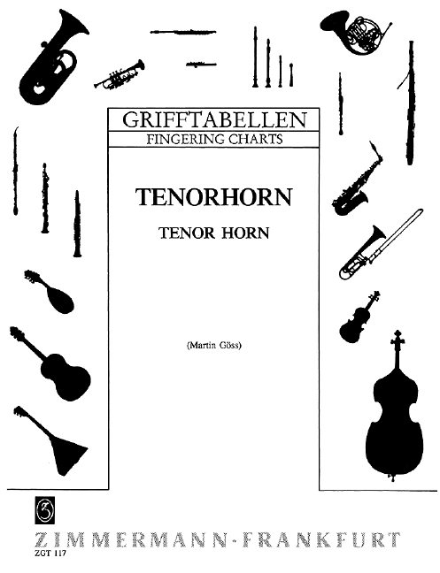Fingering Chart for Baritone / Flugelhorn