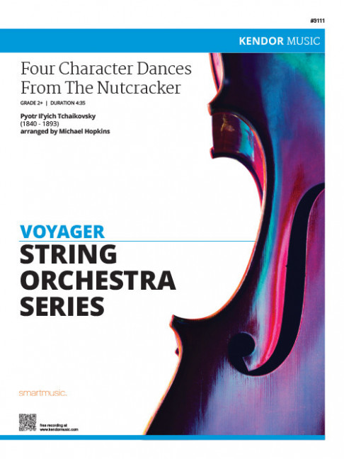 Four Character Dances, From The Nutcracker, for string orchestra, Score and parts