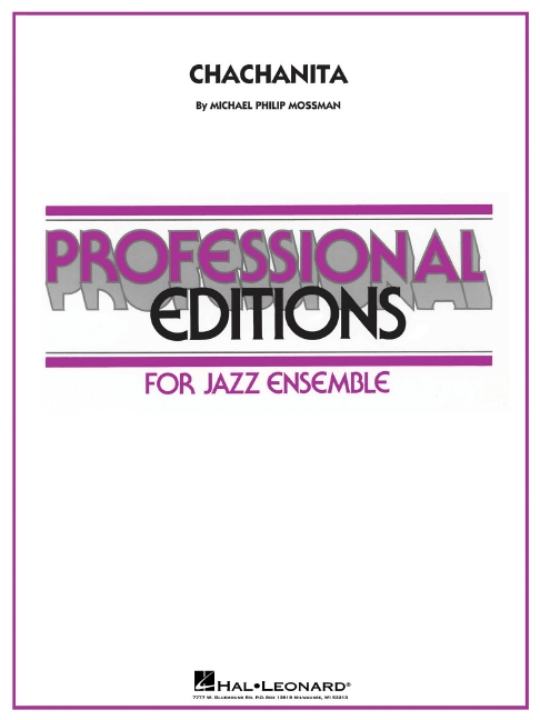 Chachanita, for big band, Score and parts