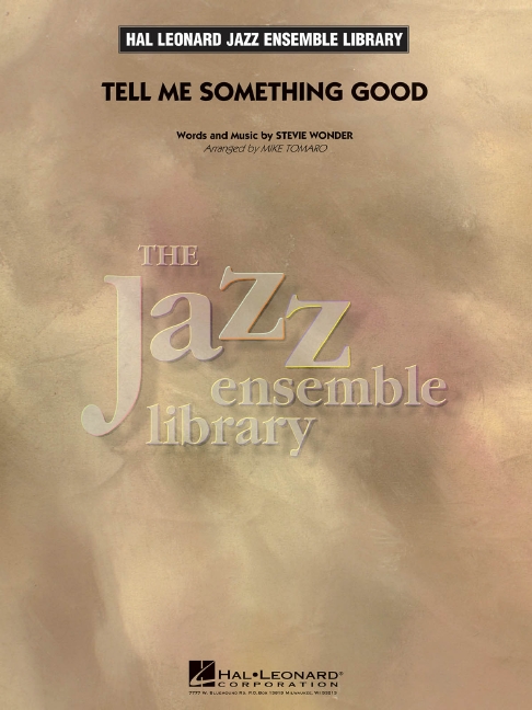 Tell Me Something Good, for big band, Score and parts