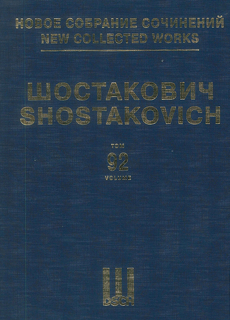 New Collected Works Vol. 92, Chamber Compositions for Soloist(s) and Songs, for voice and piano, Score