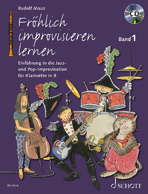 Fröhlich improvisieren lernen Vol. 1, Einführung in die Jazz- und Pop-Improvisation, for clarinet