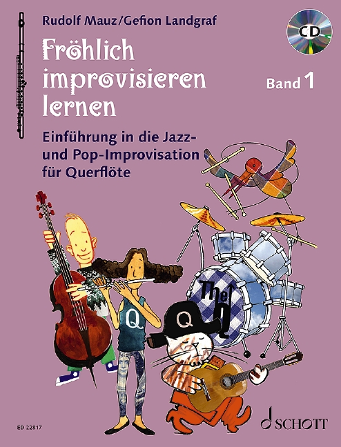 Fröhlich improvisieren lernen Vol. 1, Einführung in die Jazz- und Pop-Improvisation, for flute