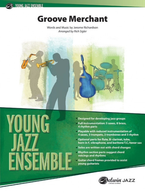 Groove Merchant, Gospel Rock, for big band, Score and parts