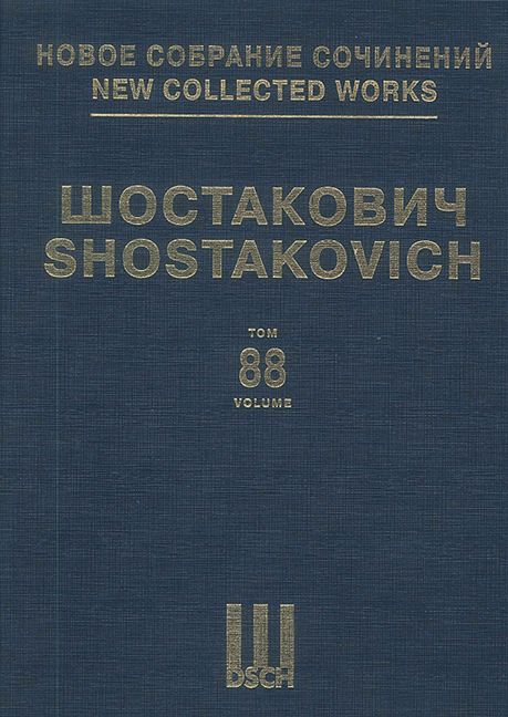 New Collected Works op. 62 Vol. 88, Compositions for Bass and Orchestra, Score