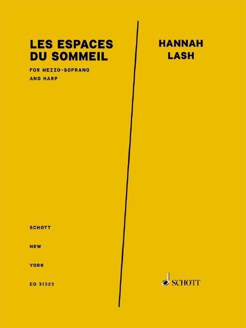 Les Espaces du Sommeil, for mezzo-soprano and harp, Score