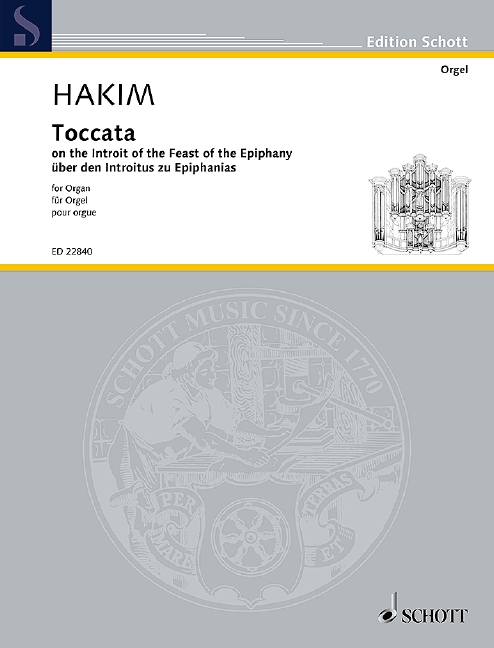 Toccata, on the Introit of the Feast of the Epiphany, for organ