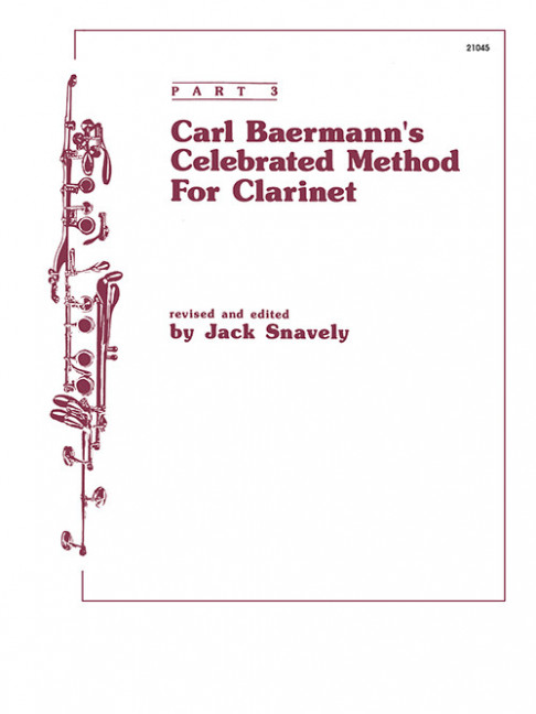 Carl Baermann's Celebrated Method For Clarinet Part 3