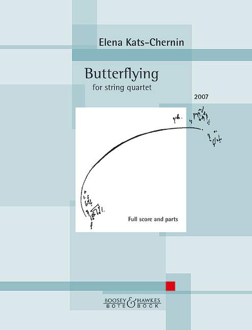 Butterflying, for string quartet, Score and parts