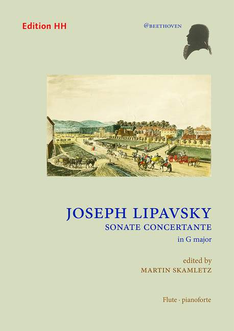 Sonate concertante, for flute and piano, Score and parts