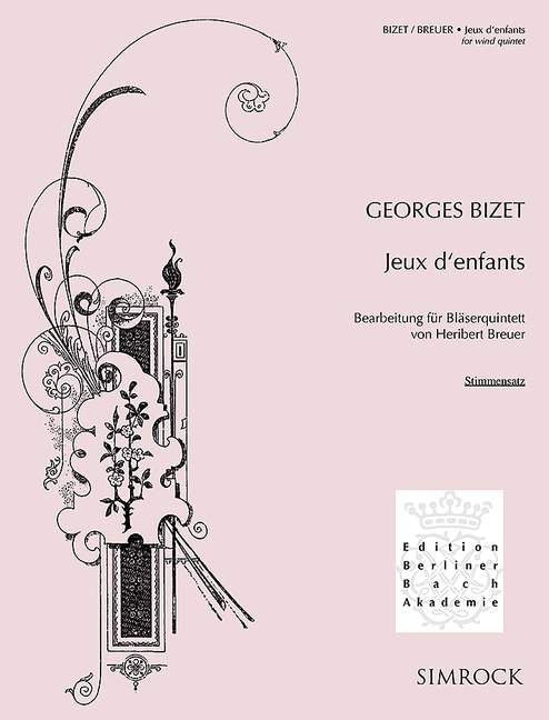 Jeux d?enfants, Arrangement for wind quintet, Set of parts