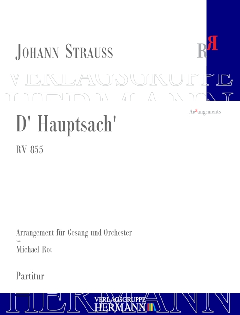 D' Hauptsach' RV 855, for voice and orchestra, Score