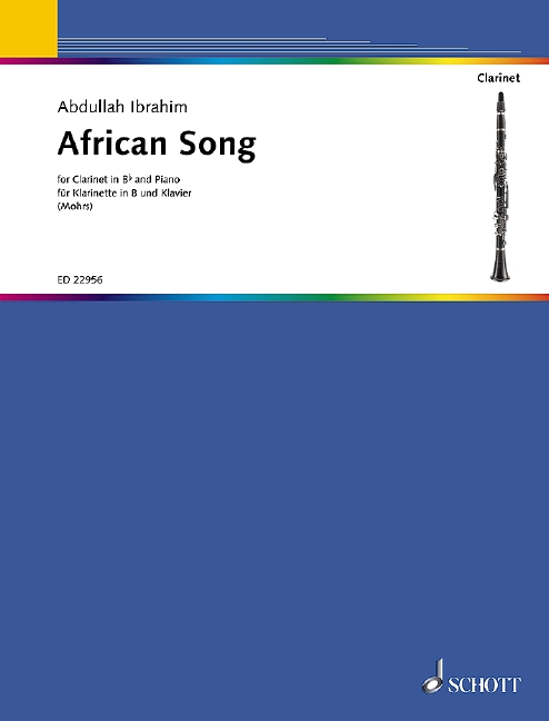 African Song, for Clarinet (Bb) and piano, Separate edition