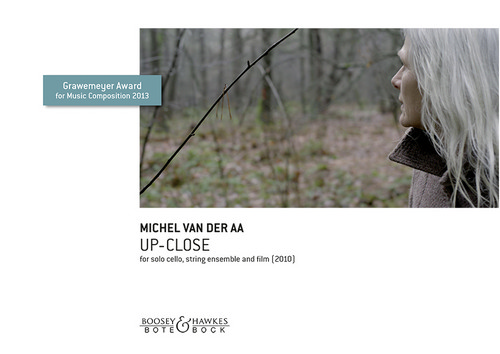 Up-Close, for cello, string ensemble and film, Score