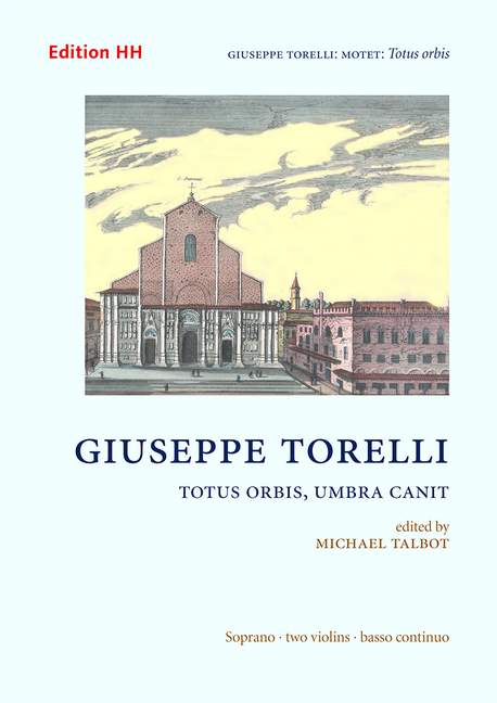 Motet: Tots orbis, umbra canit, for soprano, 2 violins and basso continuo, Score and parts