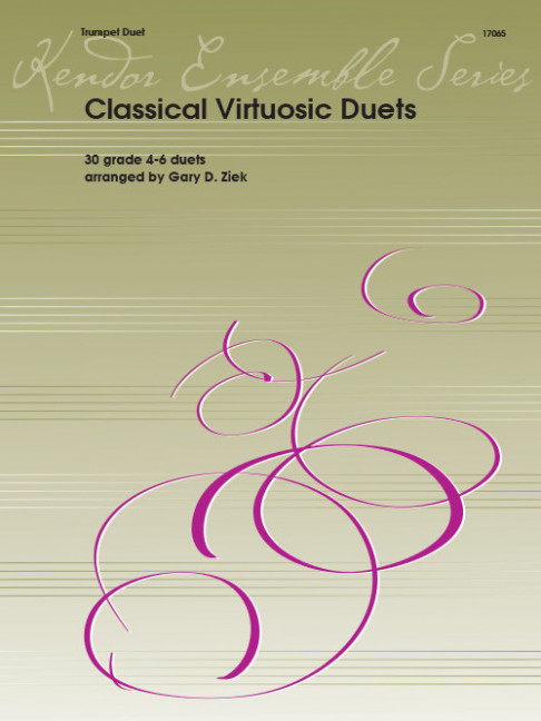 Classic Virtuosic Duets, for 2 trumpets, Performing score