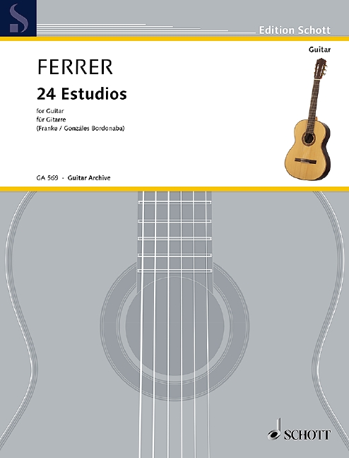 24 Estudios, for guitar
