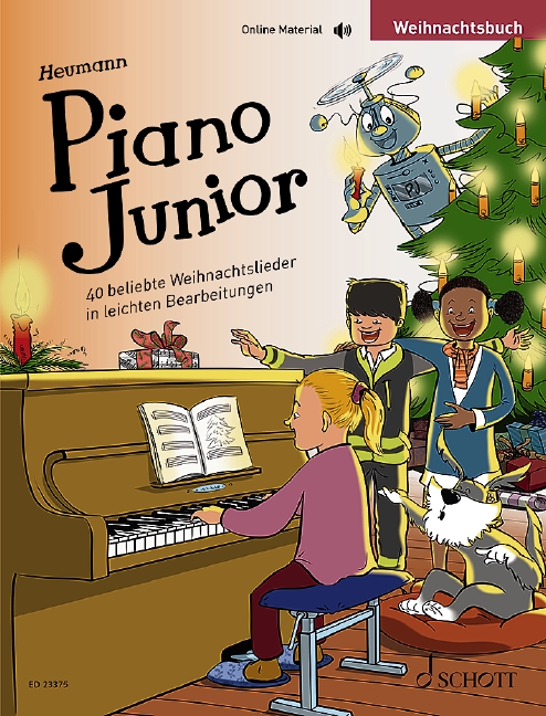 Piano Junior: Weihnachtsbuch, 40 beliebte Weihnachtslieder